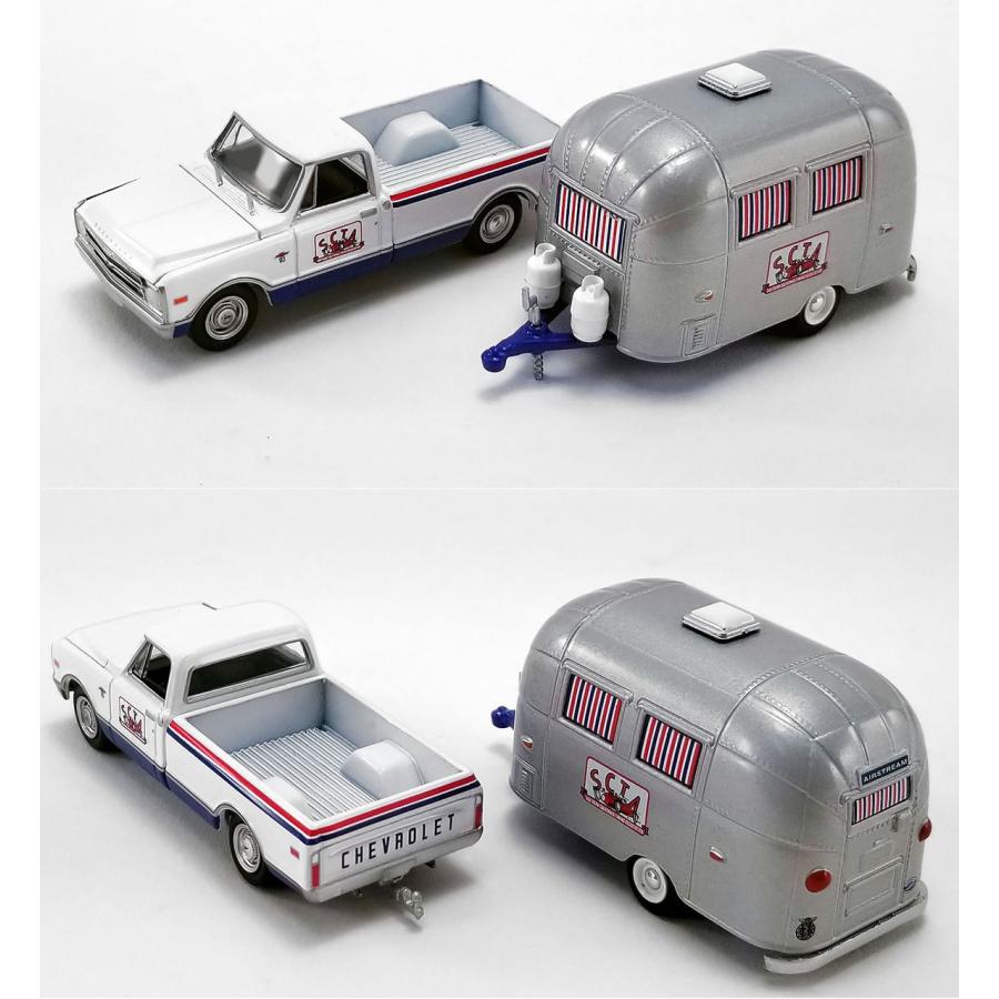 グリーンライト ACME 1/64 シボレー C10 with エアストリーム バンビ