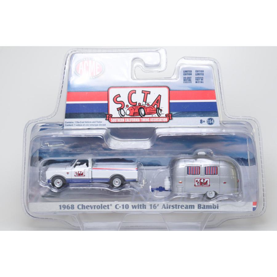 グリーンライト ACME 1/64 シボレー C10 with エアストリーム バンビ