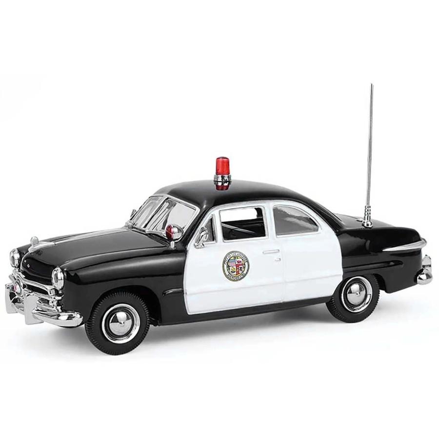 【グリーンライト】警察車両8台セット　シボレー、フォード、装甲車 【カスタム品】 グリーンライト 1/43 フォード カスタム 1949 LAPD パトカー ポリス