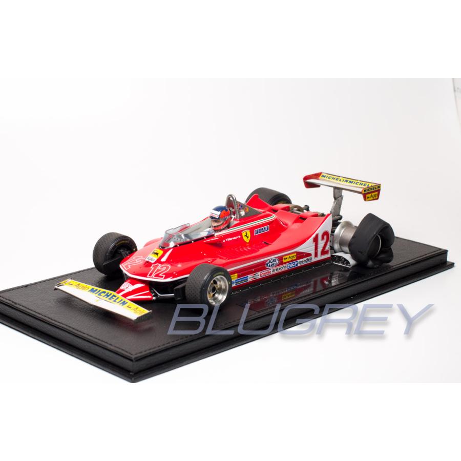 GP REPLICAS 1/18 フェラーリ F1 312 T4 #12 オランダGP 1979 ジル・ヴィルヌーヴ Ferarri GILLES VILLENEUVE GP002CN｜blugrey