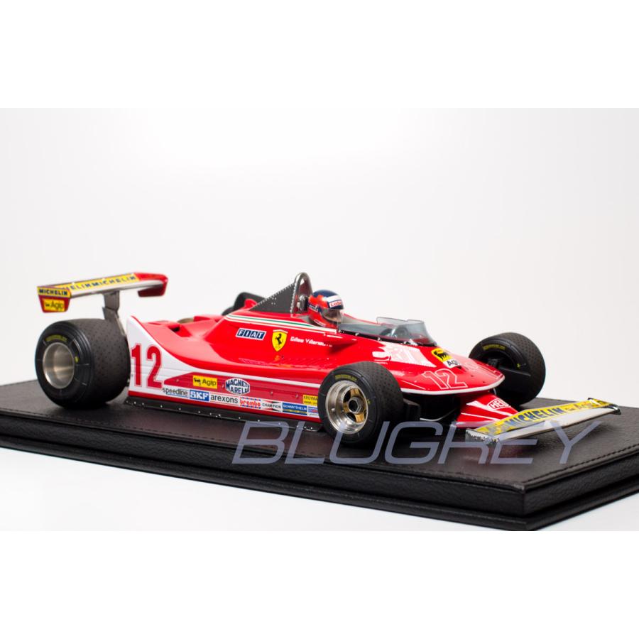 GP REPLICAS 1/18 フェラーリ F1 312 T4 #12 オランダGP 1979 ジル・ヴィルヌーヴ Ferarri GILLES VILLENEUVE GP002CN｜blugrey｜04