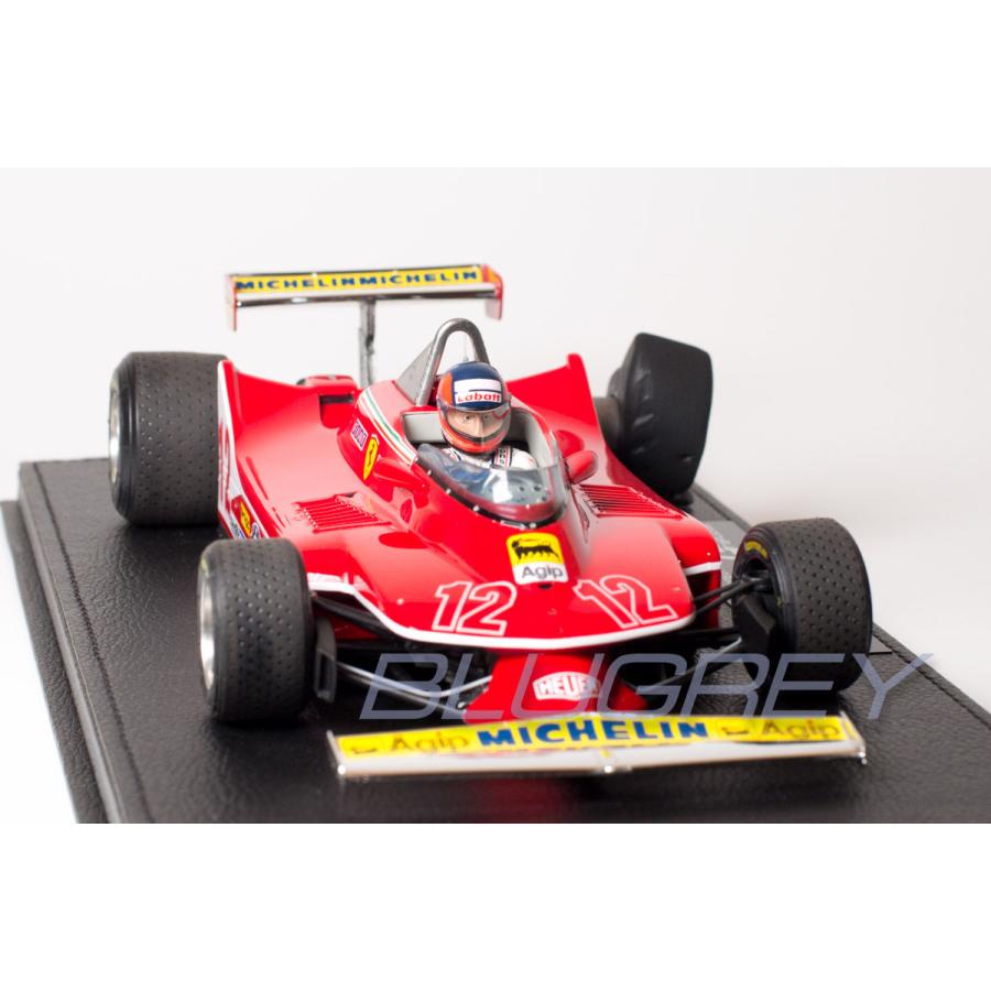 GP REPLICAS 1/18 フェラーリ F1 312 T4 #12 オランダGP 1979 ジル・ヴィルヌーヴ Ferarri GILLES VILLENEUVE GP002CN｜blugrey｜09