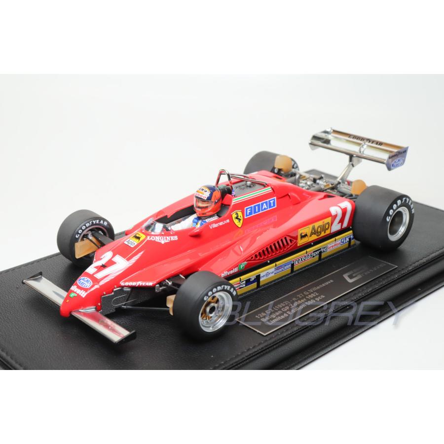 Ferrari 126C2 27 Gilles Villeneuve F1 2ème San Marino 1982 GP Replicas Gp12 10hwd