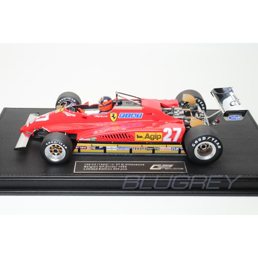 GP REPLICAS GPREPLICAS Ferrari 126 C2 #27 Gilles Villeneuve 1982 1/18