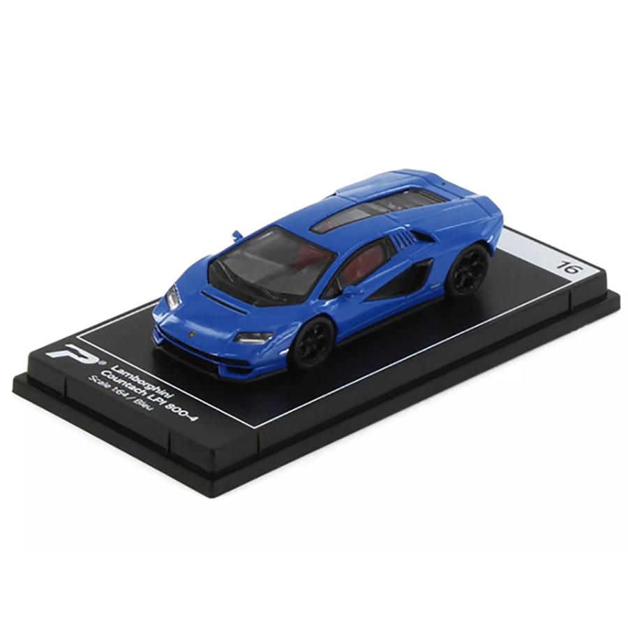 ポスターカーズ 1/64 ランボルギーニ カウンタック LPI800-4 ブルー