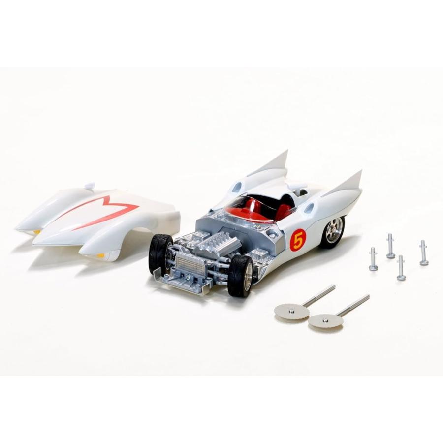 シュインハース 1/32 マッハ号 ホワイト アルミボディ Speed Racer