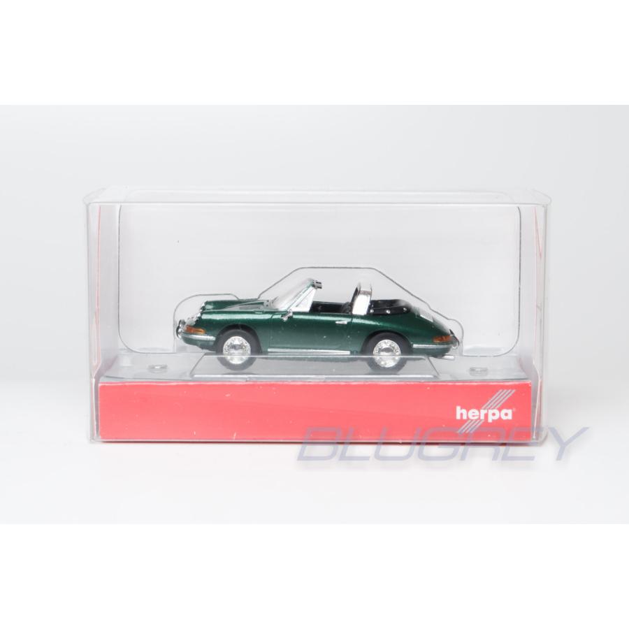 ヘルパ 1/87 ポルシェ 911 タルガ グリーンメタリック Herpa Porsche