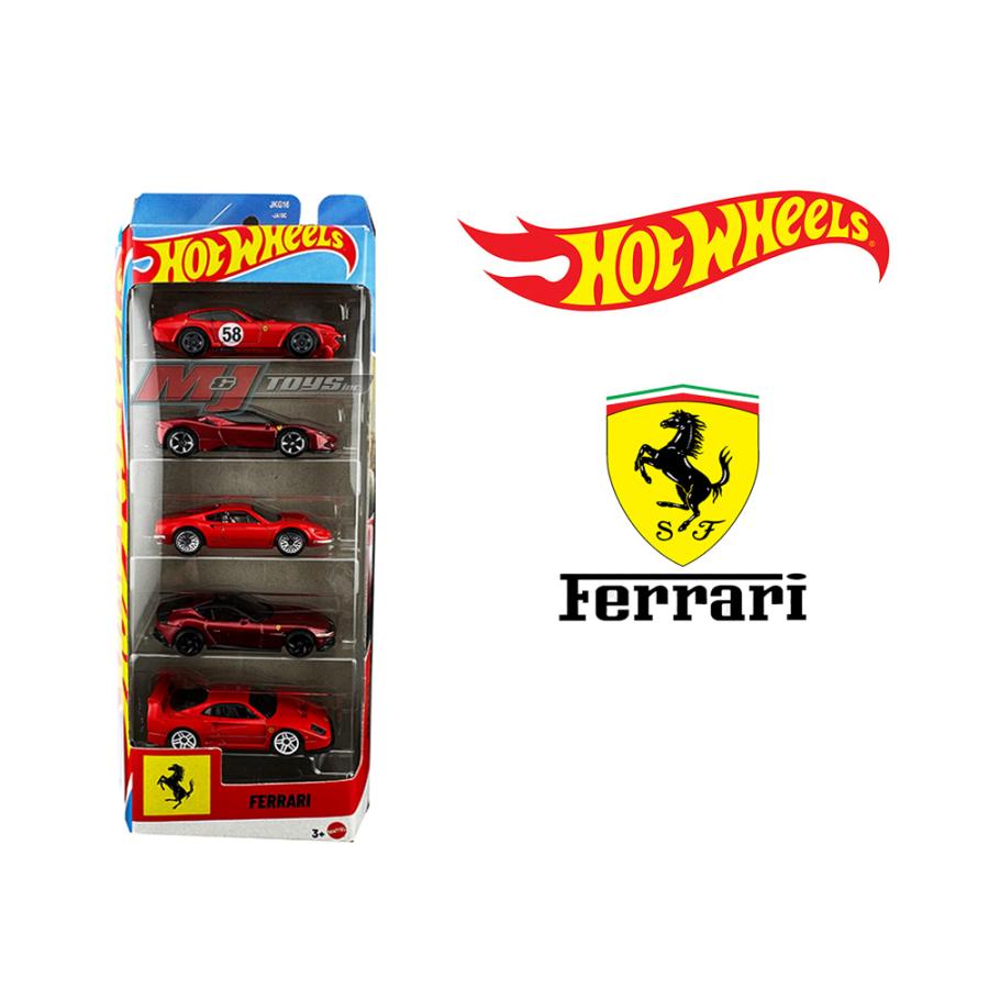 Hot Wheels（ホットウィール） 1/64 フェラーリ 5台セット 2026 Hot