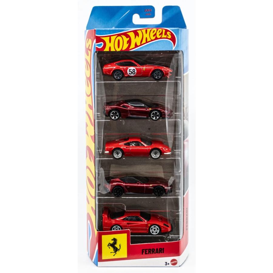 Hot Wheels（ホットウィール） 1/64 フェラーリ 5台セット 2026 Hot