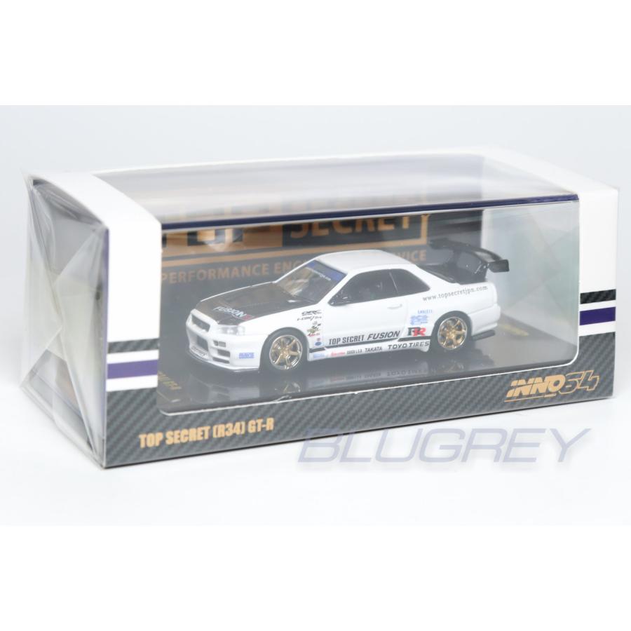 INNO MODELS イノモデル 1/64 トップシークレット TOP SECRET R34 GT-R