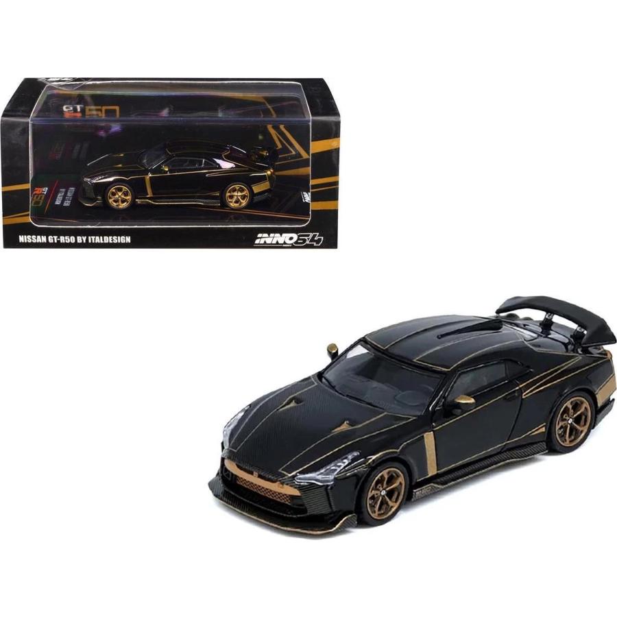 INNO Models 1/64 NISSAN GT-R50 By ITALDESIGN ブラック イノモデル