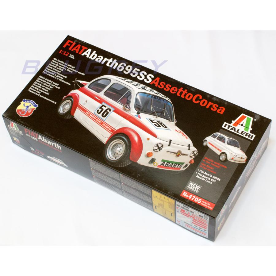 イタレリ Italeri 1/12 フィアット アバルト 695SS アセット コルサ 