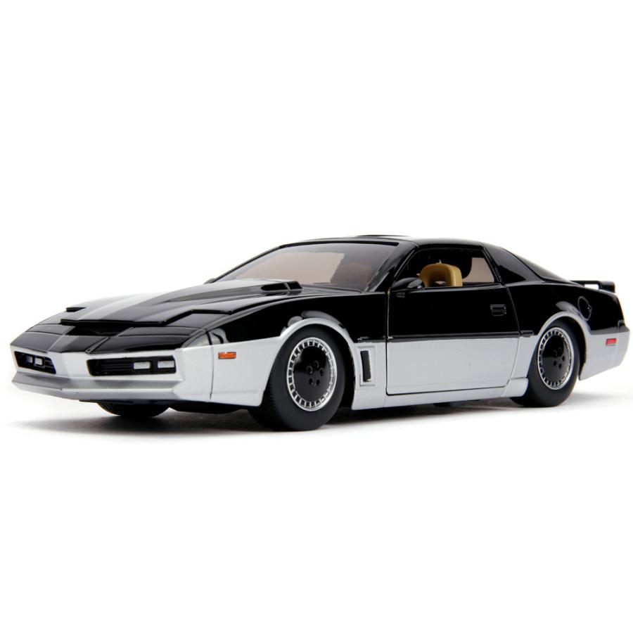 JADA TOYS 1/24 ナイトライダー カール ポンティアック ファイヤバード ライトアップ付き  KNIGHT RIDER K.A.R.R 31115｜blugrey