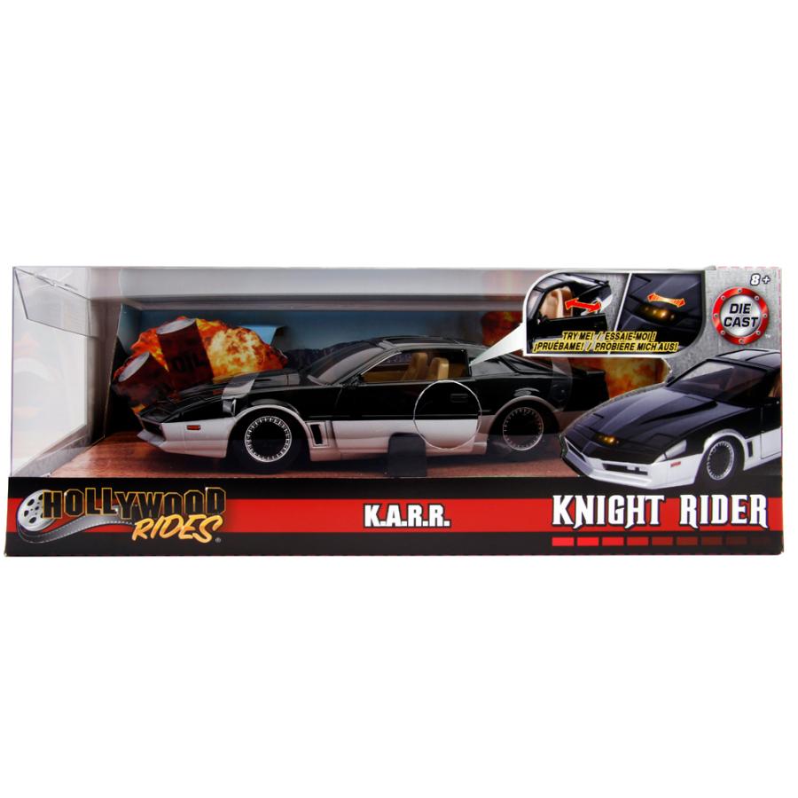 JADA TOYS 1/24 ナイトライダー カール ポンティアック ファイヤバード ライトアップ付き  KNIGHT RIDER K.A.R.R 31115｜blugrey｜07