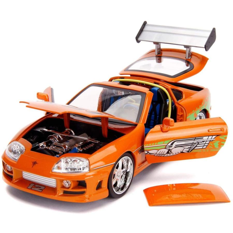 JADA TOYS 1/18 ワイルド・スピード 1995 トヨタ スープラ ブライアン フィギュア付き ライト点灯  Fast & Furious Toyota Supra｜blugrey｜03