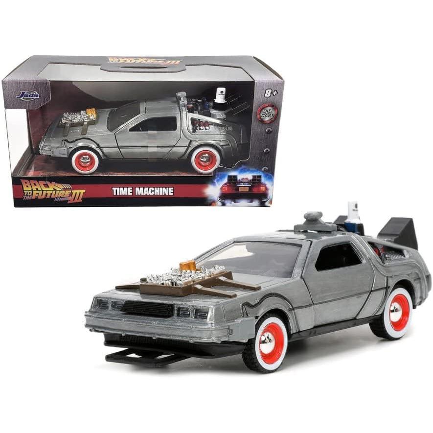 【新品未開封】バックトゥザフューチャー Ⅲデロリアン　1/32 ジャダ 4個 Jada JADA TOYS 1/32 デロリアン バックトゥザフューチャーIII Back To