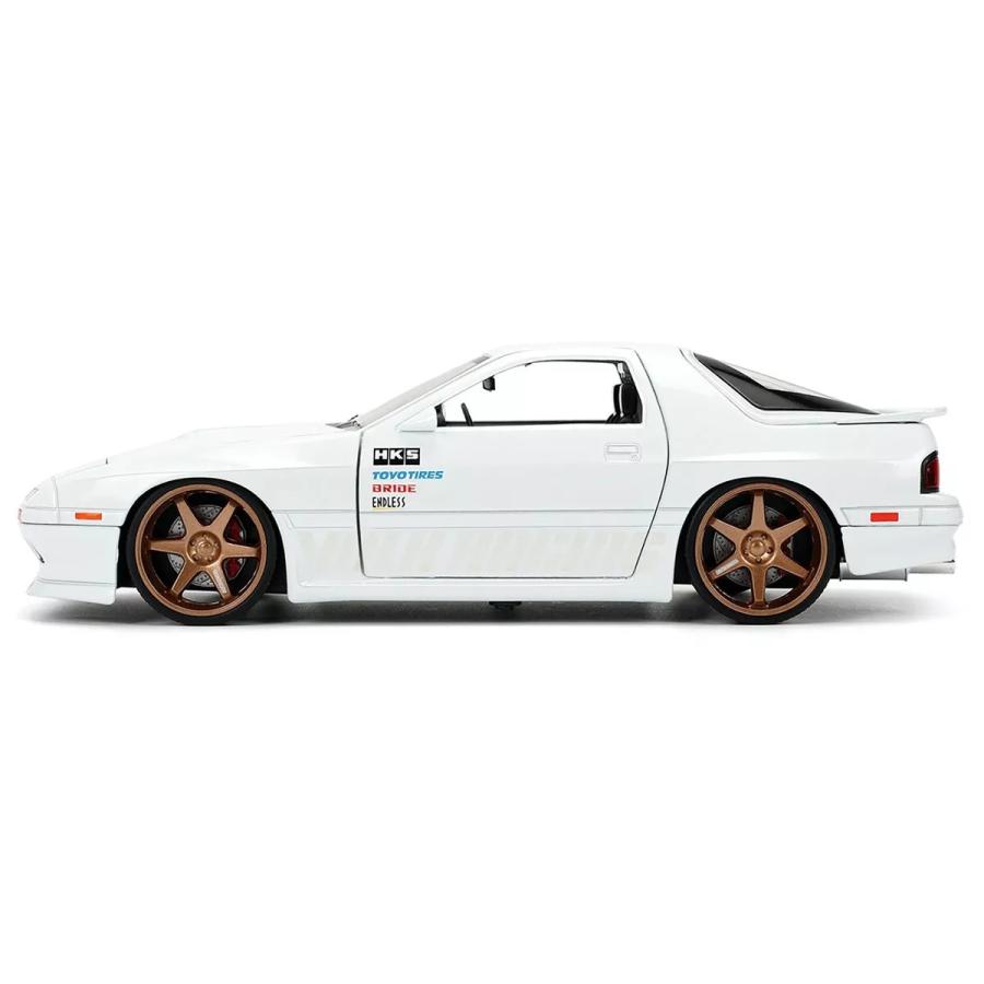Jada JADA TOYS 1/24 マツダ RX-7 FC3S 1985 ホワイト Mazda RX-7 JDM