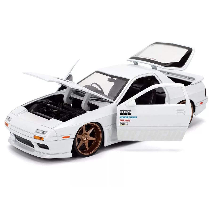 Jada JADA TOYS 1/24 マツダ RX-7 FC3S 1985 ホワイト Mazda RX-7 JDM