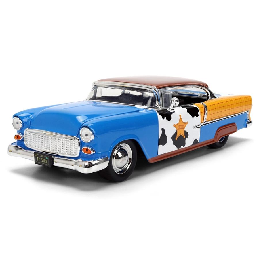 Jada JADA TOYS 1/24 トイストーリー ウッディ and シボレー ベルエア