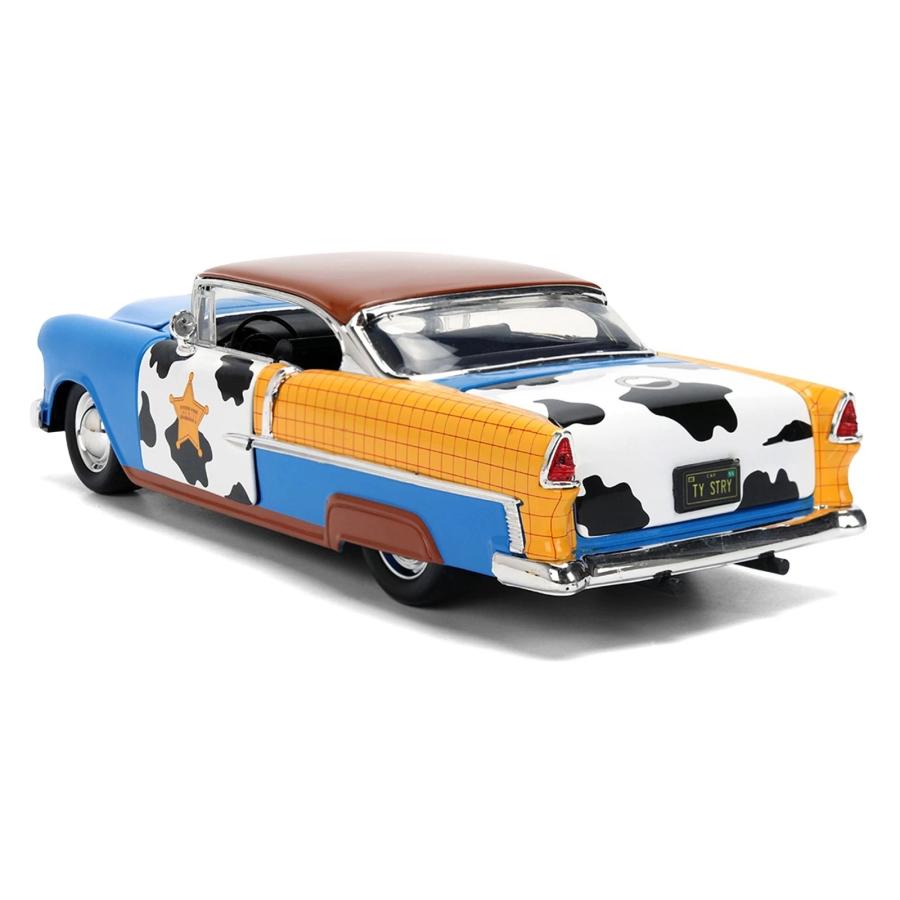 Jada JADA TOYS 1/24 トイストーリー ウッディ and シボレー ベルエア