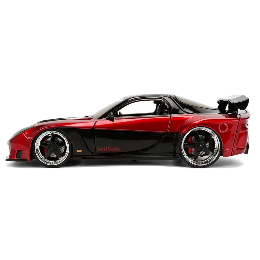 JADA TOYS 1/24 マツダ RX-7 ワイドボディ ヴェイルサイド 1995 レッド