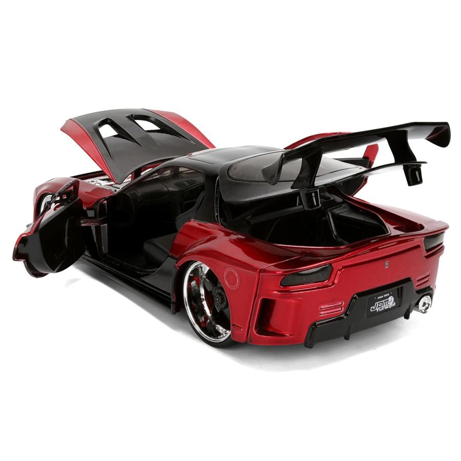 定価1万7000円　D85 ボディシェイパー　セモア　レア　廃盤 JADA TOYS 1/24 マツダ RX-7 ワイドボディ ヴェイルサイド 1995 レッド