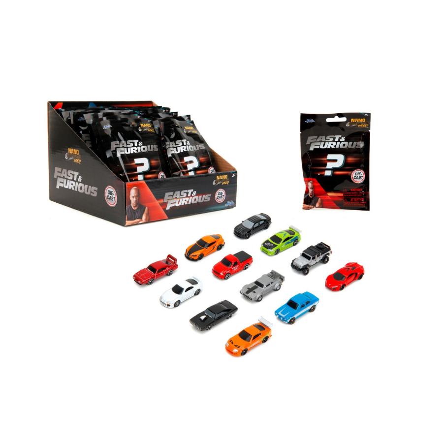 Jada JADA TOYS ナノ ワイルドスピード ブラインドパック 1台入り 全12