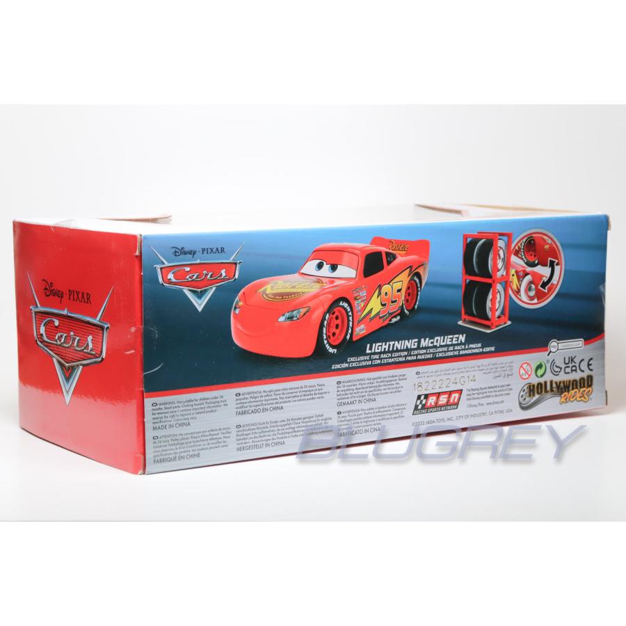 JADA TOYS 1/24 カーズ ライトニング マックイーン タイヤラック付き ディズニー ピクサー Cars Lightning McQueen 97751 JADA TOYS 1/24 カーズ ライトニング マックイーン タイヤラック付き ディズニー ピクサー Cars Lightning McQueen 97751
