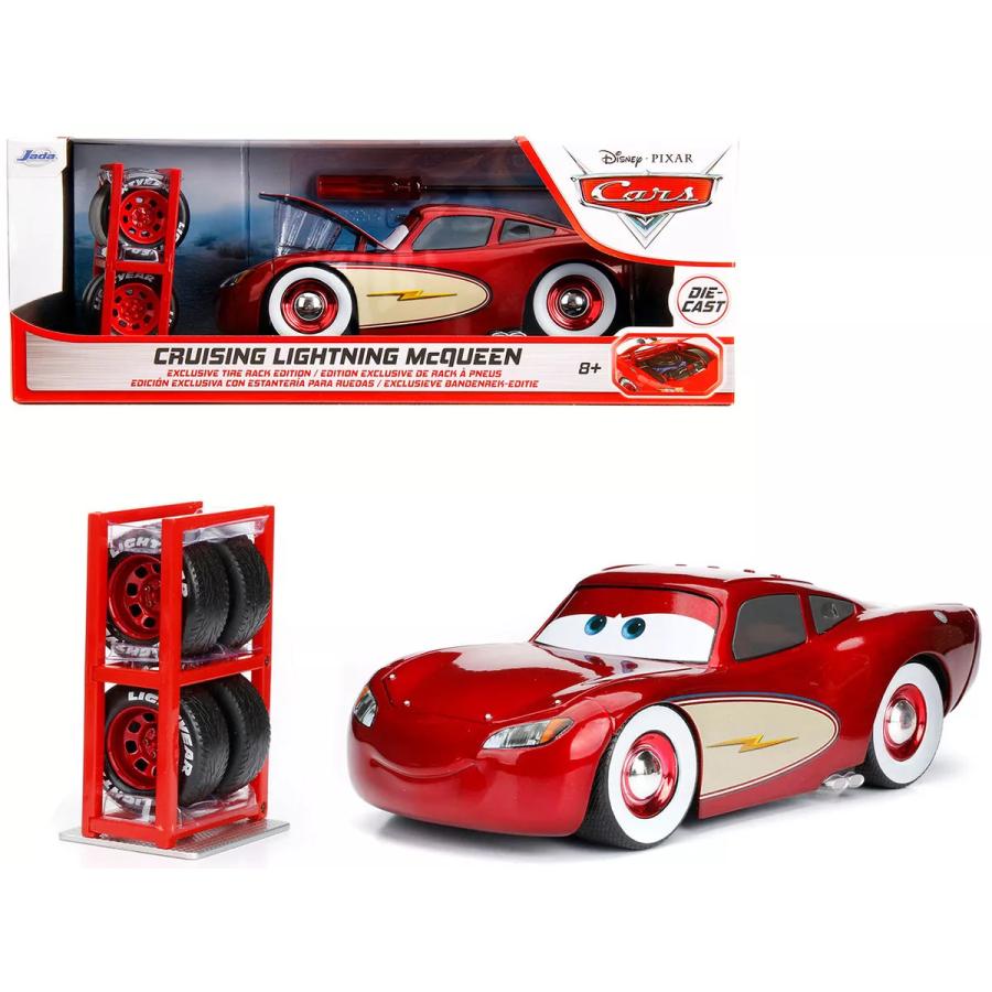 JADA TOYS 1/24 カーズ クルージング ライトニング マックイーン タイヤラック付き ディズニー ピクサー Cars Lightning McQueen 98033 : jada-98033 : BLUGREY(ブラグレー)モデルカーショップ - 通販 - Yahoo!ショッピング JADA TOYS 1/24 カーズ クルージング ライトニング マックイーン タイヤラック付き ディズニー ピクサー Cars Lightning McQueen 98033 : jada-98033 : BLUGREY(ブラグレー)モデルカーショップ - 通販 - Yahoo!ショッピング