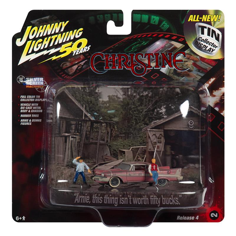 Johnny Lightning 1 64 クリスティーン プリマス フューリー アーニー デニス フィギア Quot Christinequot Jldr010