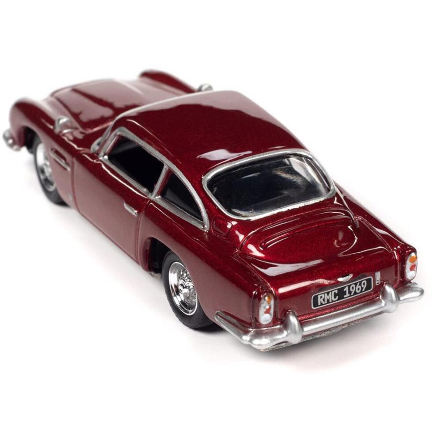 Johnny Lightning 1/64 アストン マーティン DB5 1966 ダークレッド Classic Gold Aston Martin ミニカー｜blugrey｜03