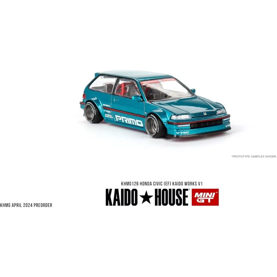 Kaido House x Mini GT 1/64 ホンダ シビック (EF) 1987 街道 Kaido House x Mini GT 1/64 ホンダ シビック (EF) 1987 街道