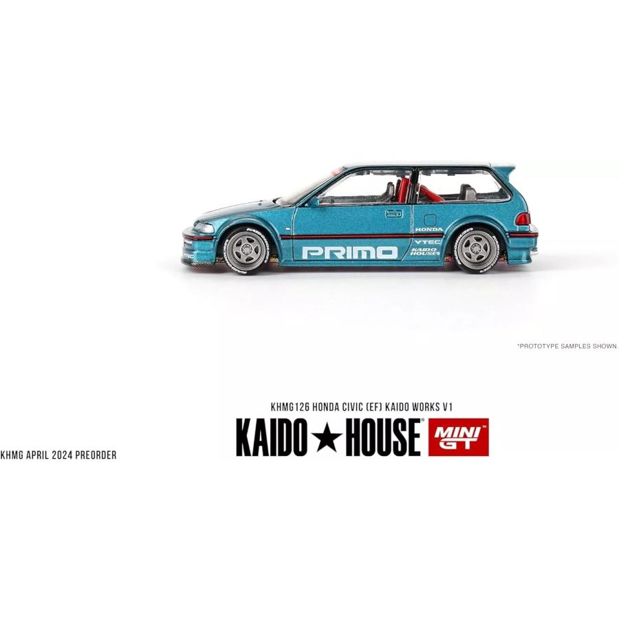 Kaido House x Mini GT 1/64 ホンダ シビック (EF) 1987 街道 Kaido House x Mini GT 1/64 ホンダ シビック (EF) 1987 街道