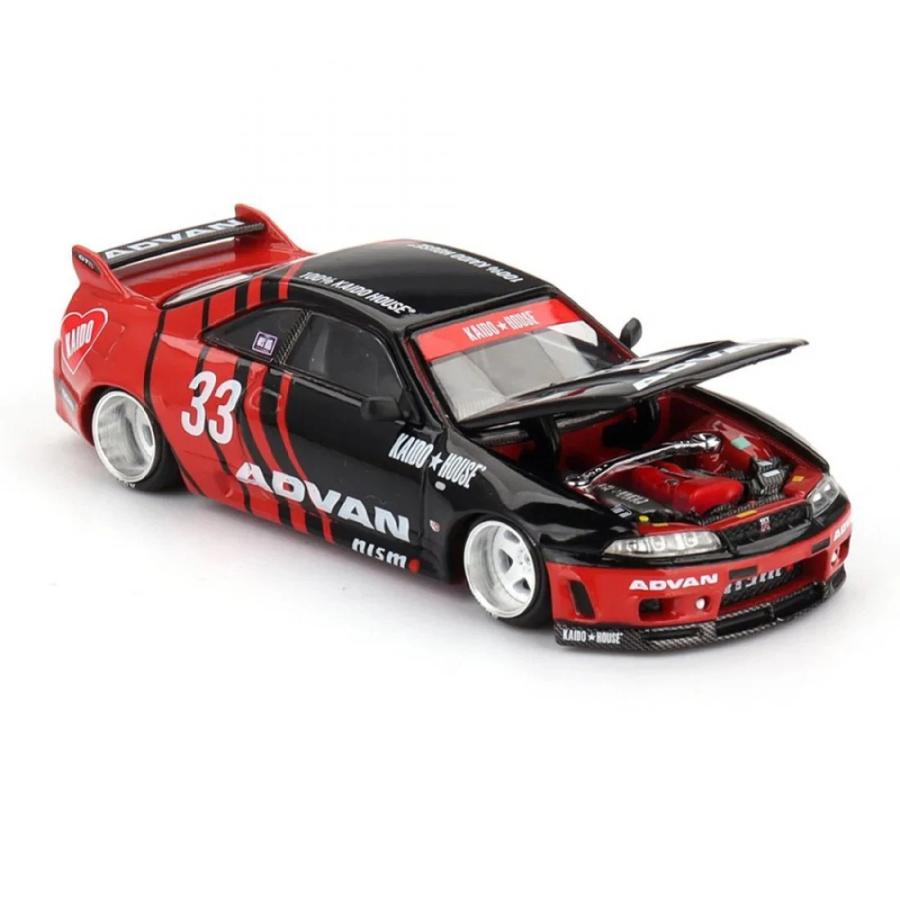 Kaido House x Mini GT 1/64 日産 GT-R (R33) Works ADVAN アドバン