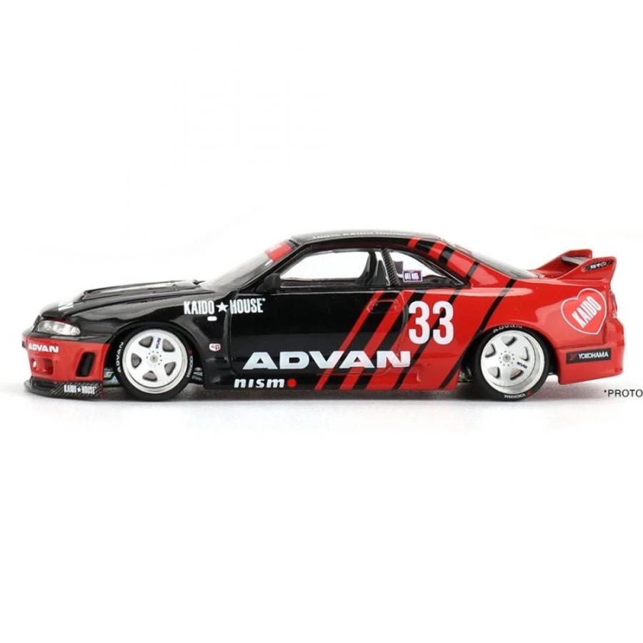 Kaido House x Mini GT 1/64 日産 GT-R (R33) Works ADVAN アドバン