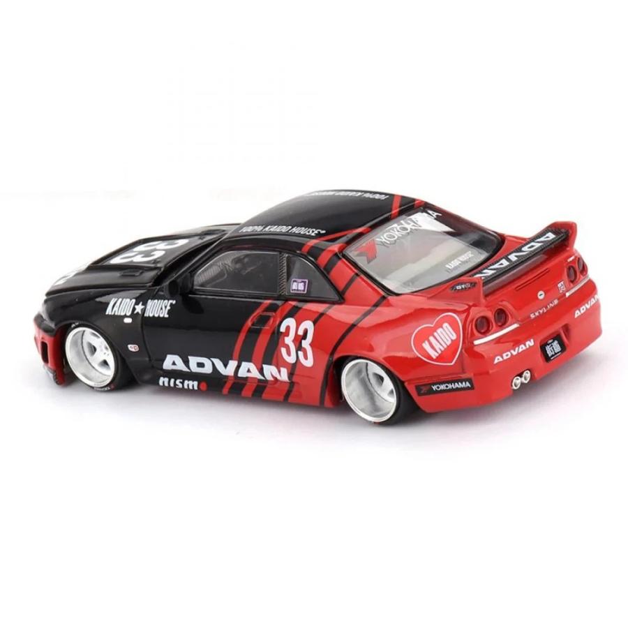 Kaido House x Mini GT 1/64 日産 GT-R (R33) Works ADVAN アドバン