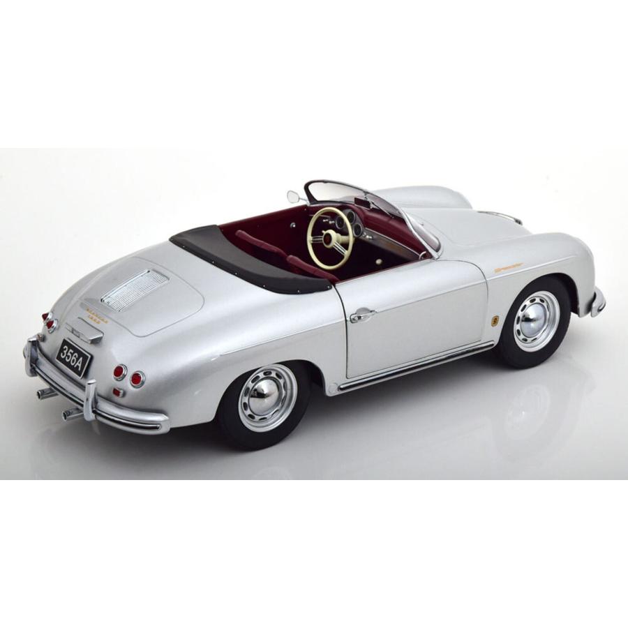 KK-Scale 1/12 ポルシェ 356 A スピードスター 1955 シルバー Porsche Speedster ミニカー KKDC120092 