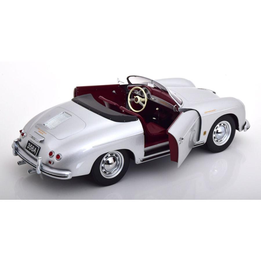 KK-Scale 1/12 ポルシェ 356 A スピードスター 1955 シルバー Porsche Speedster ミニカー KKDC120092 