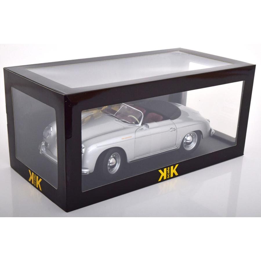 KK-Scale 1/12 ポルシェ 356 A スピードスター 1955 シルバー Porsche Speedster ミニカー KKDC120092 