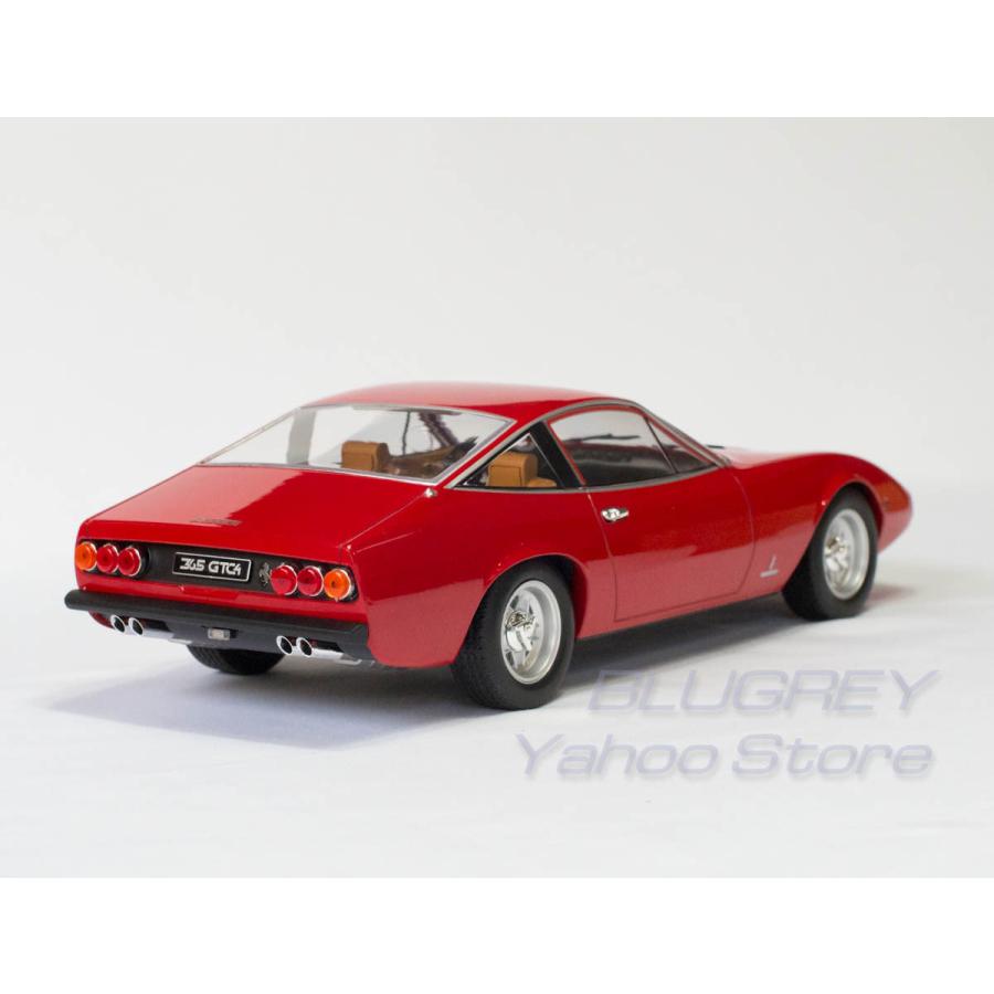 KK-Scale 1/18 フェラーリ 365 GTC4 クーペ 1971 レッド Ferrari 365 GTC4 COUPE Rosso Red KKDC180285｜blugrey｜08