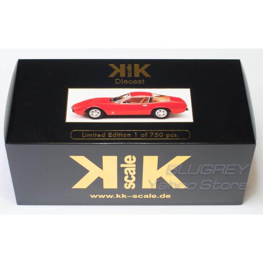 KK-Scale 1/18 フェラーリ 365 GTC4 クーペ 1971 レッド Ferrari 365 GTC4 COUPE Rosso Red KKDC180285｜blugrey｜10