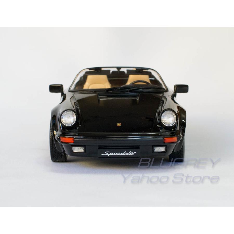 KK-Scale 1/18 ポルシェ 911 3.2 スピードスター 1989 ブラック 