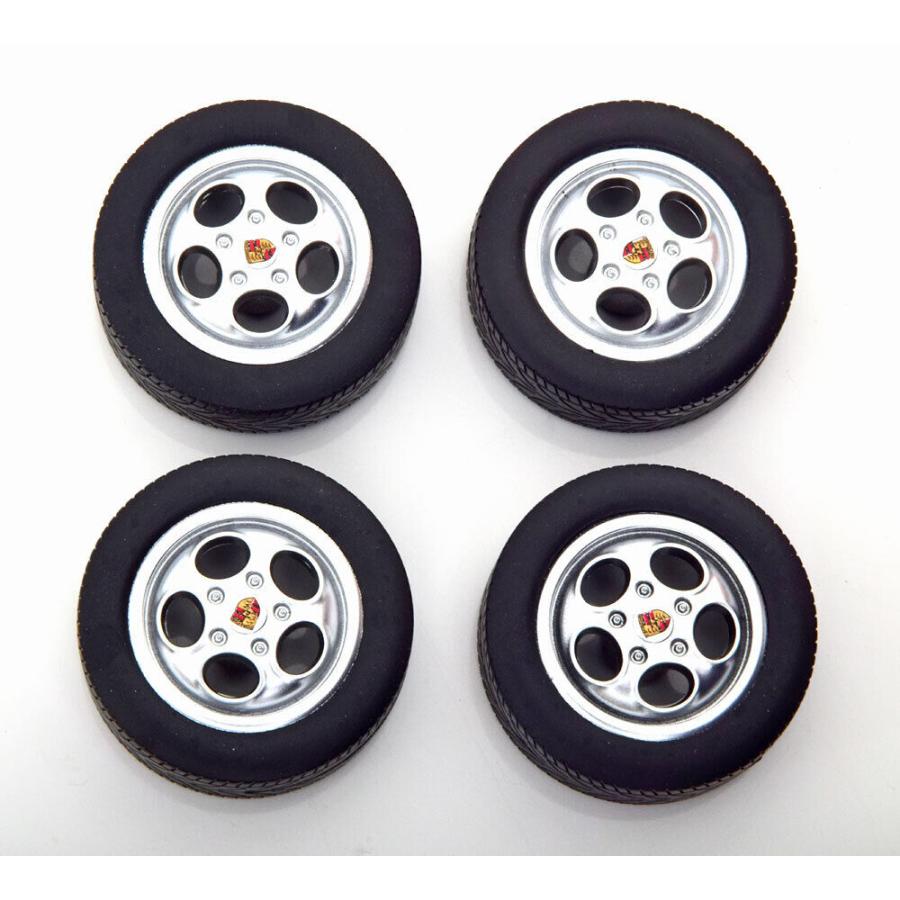 KKスケール KK-Scale 1/18 ホイール タイヤ セット ポルシェ用 WHEEL