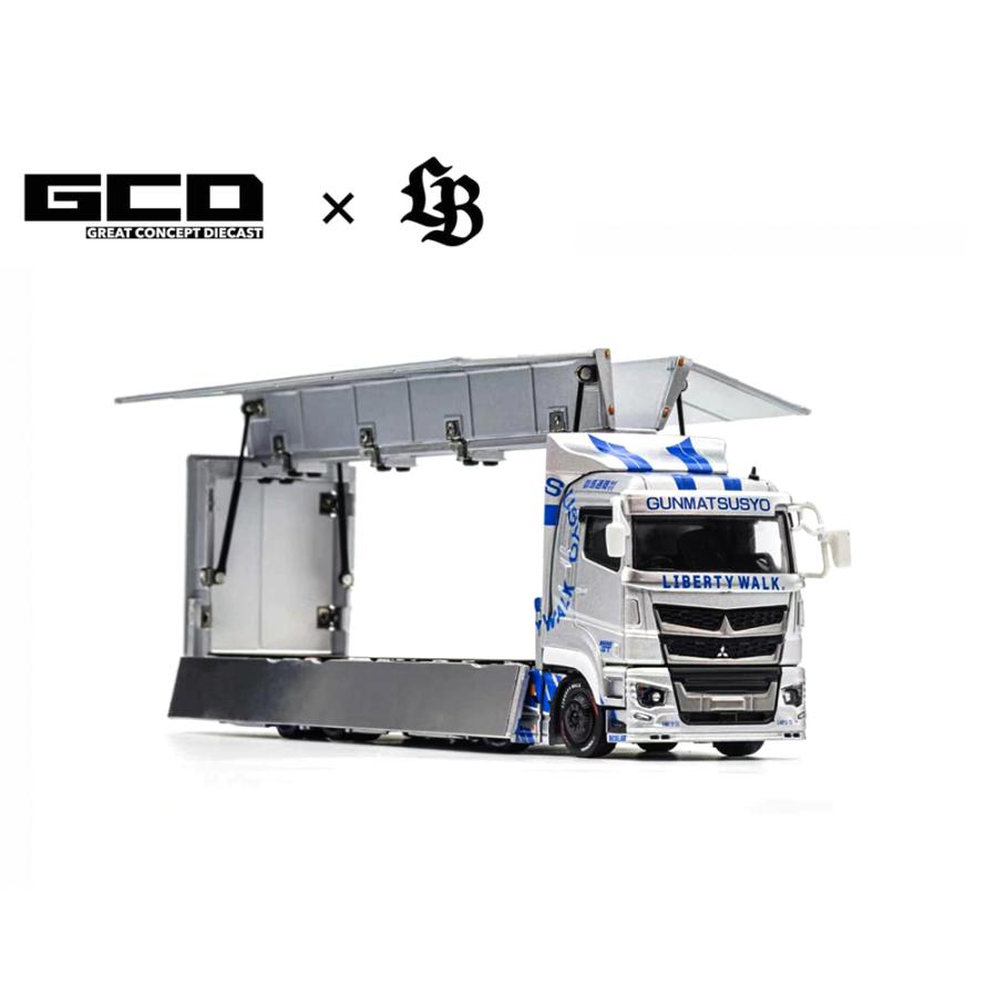 GCD 1/64 東京オートサロン2026 LBWK トラック 三菱ふそう GCD 1/64 LBWK 三菱ふそう スーパーグレート リバティーウォーク LB