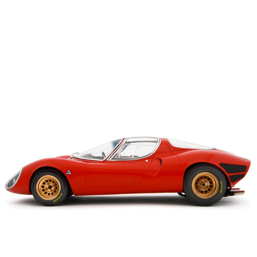 LAUDORACING 1/18 アルファロメオ 33 ストラダーレ 1967 レッド