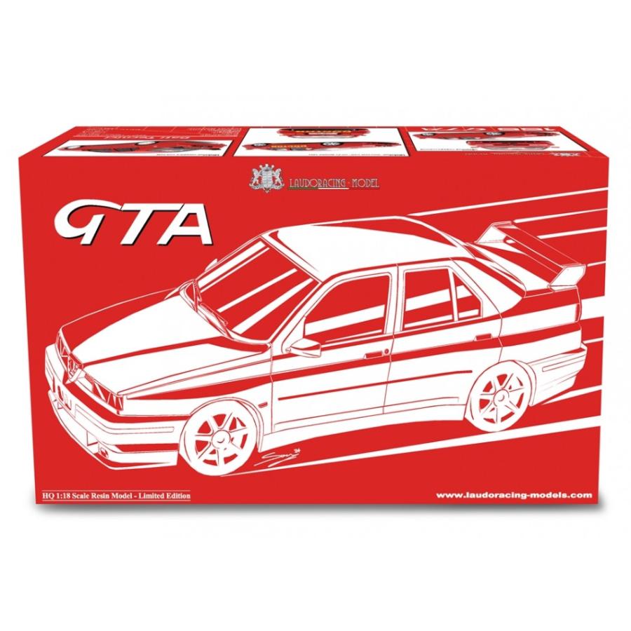 LAUDORACING 1/18 アルファロメオ 155 GTA 1993 レッド オーナー