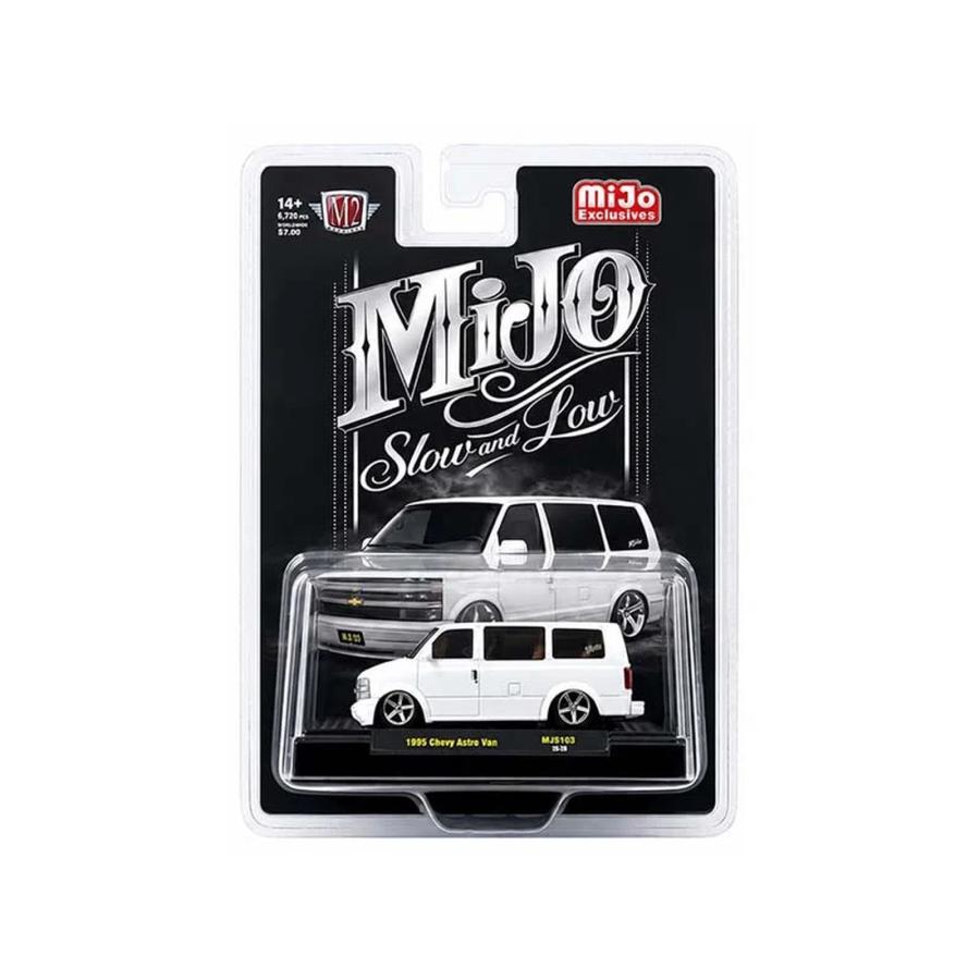 M2 Machines 1/64 シボレー アストロ バン カスタム 1995 ホワイト