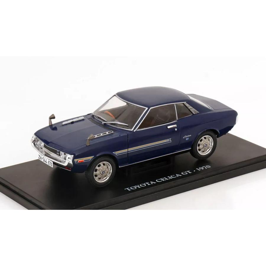 クリアケース割れ】 1/24 トヨタ セリカ GT ダークブルー 1970 Toyota