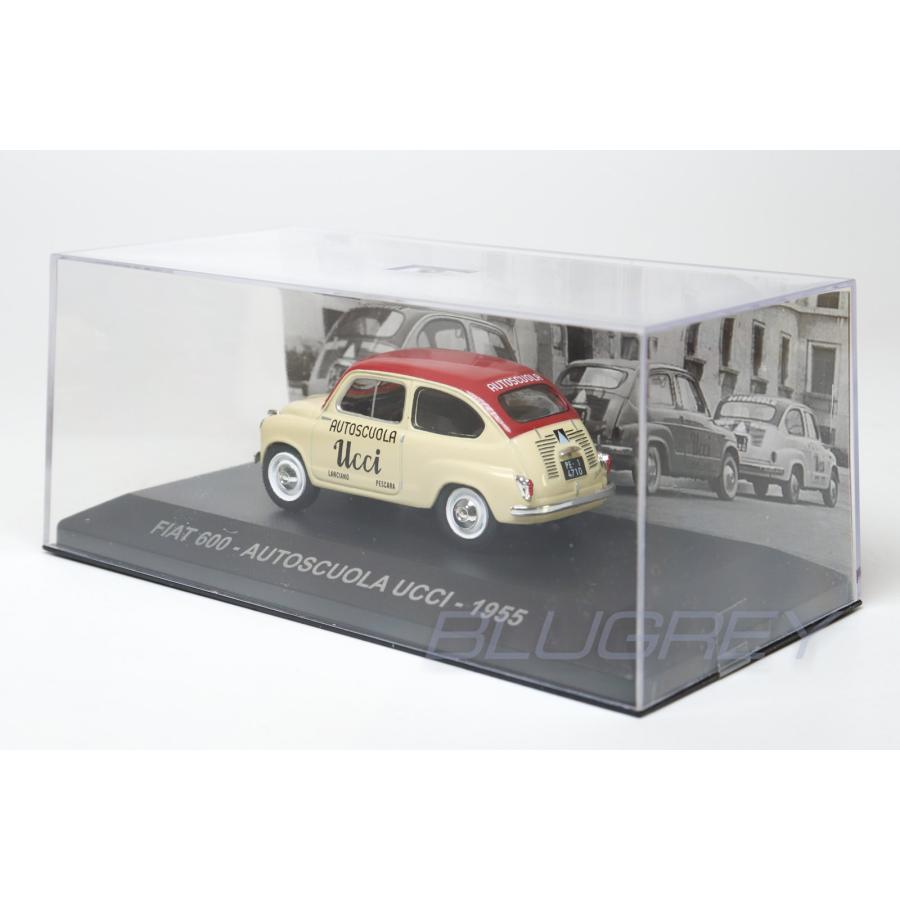 1/43 フィアット 600 Autoscuola Ucci 1955 FIAT ミニカー アトラス