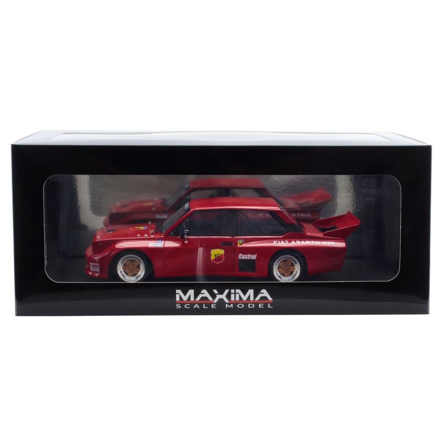 MAXIMA 1/18 フィアット 131 アバルト SE035 1979 #15 レッド FIAT